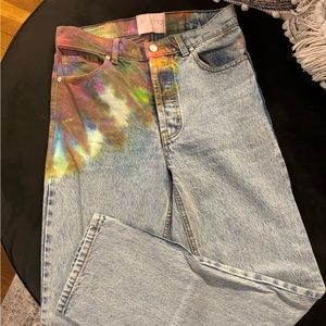 Revice tie dye jeans size 27